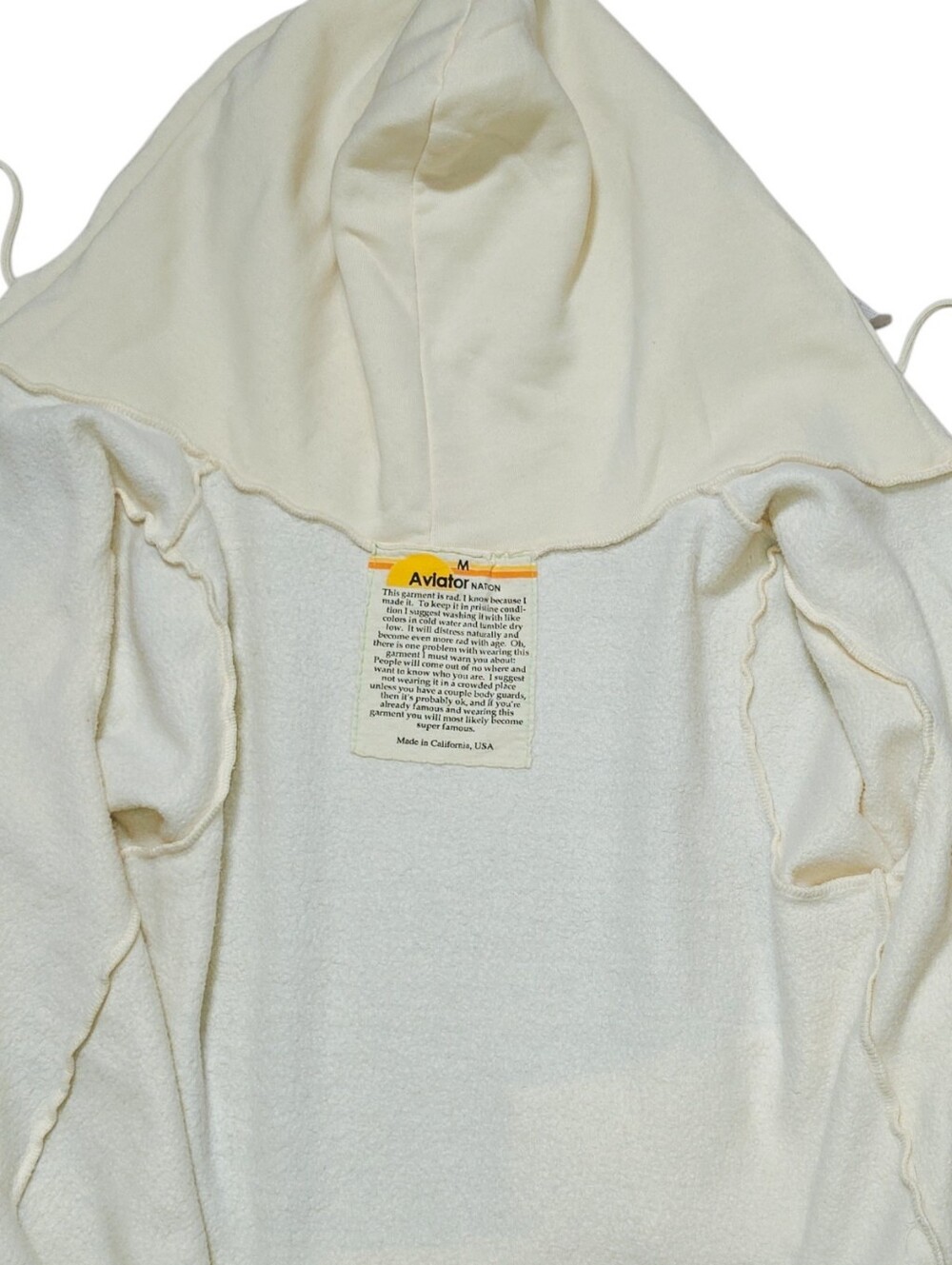 AVIATOR NATION SET Heart Fade 4 Zip Hoodie Size Medium & Joggers Size Small - Picture 7 of 7